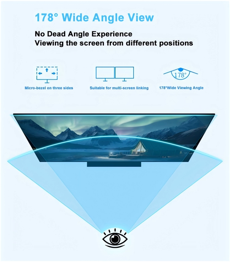178° Wide Angle View medical monitor