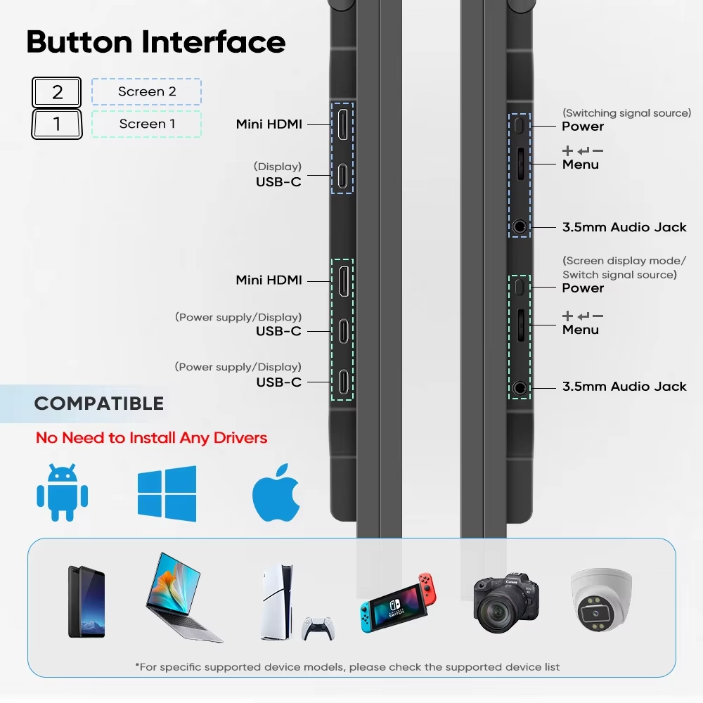 Multiple interface connections