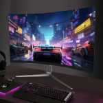 27 Inch All-in-One Desktop Computer with Wireless Charging Windows 11 LCD Business Use Intel Core I5