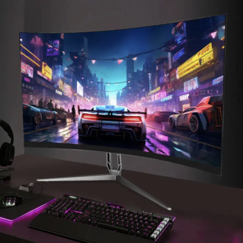 27 Inch All-in-One Desktop Computer with Wireless Charging Windows 11 LCD Business Use Intel Core I5