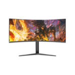 Gaming 34-Inch 21:9 Curved IPS LED Monitor 180Hz 4K HDR Desktop Display with RGB Light Bar