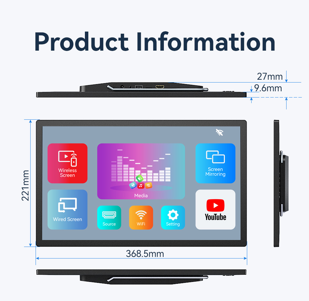Wireless portable monitor