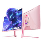 Pretty Design 240Hz 27inch Screen Gaming 16:9 Monitor for E-sports Player Pink Color