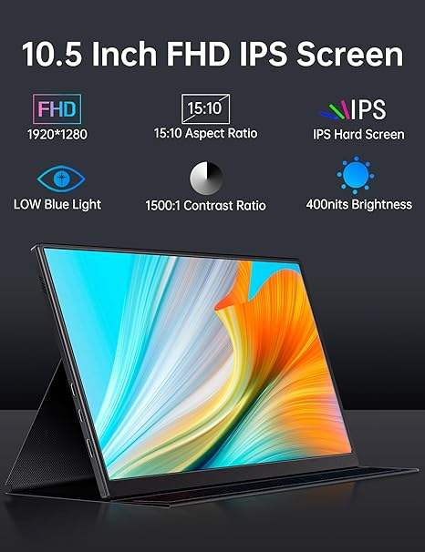10.5-inch portable monitor