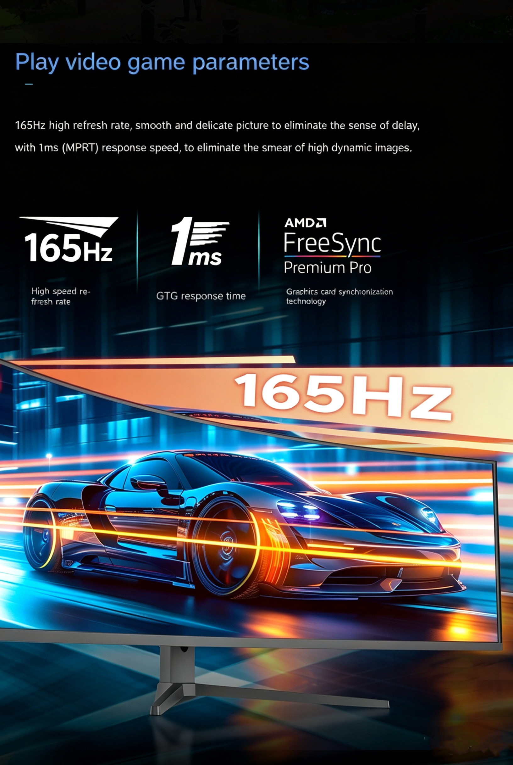 165hz game monitor