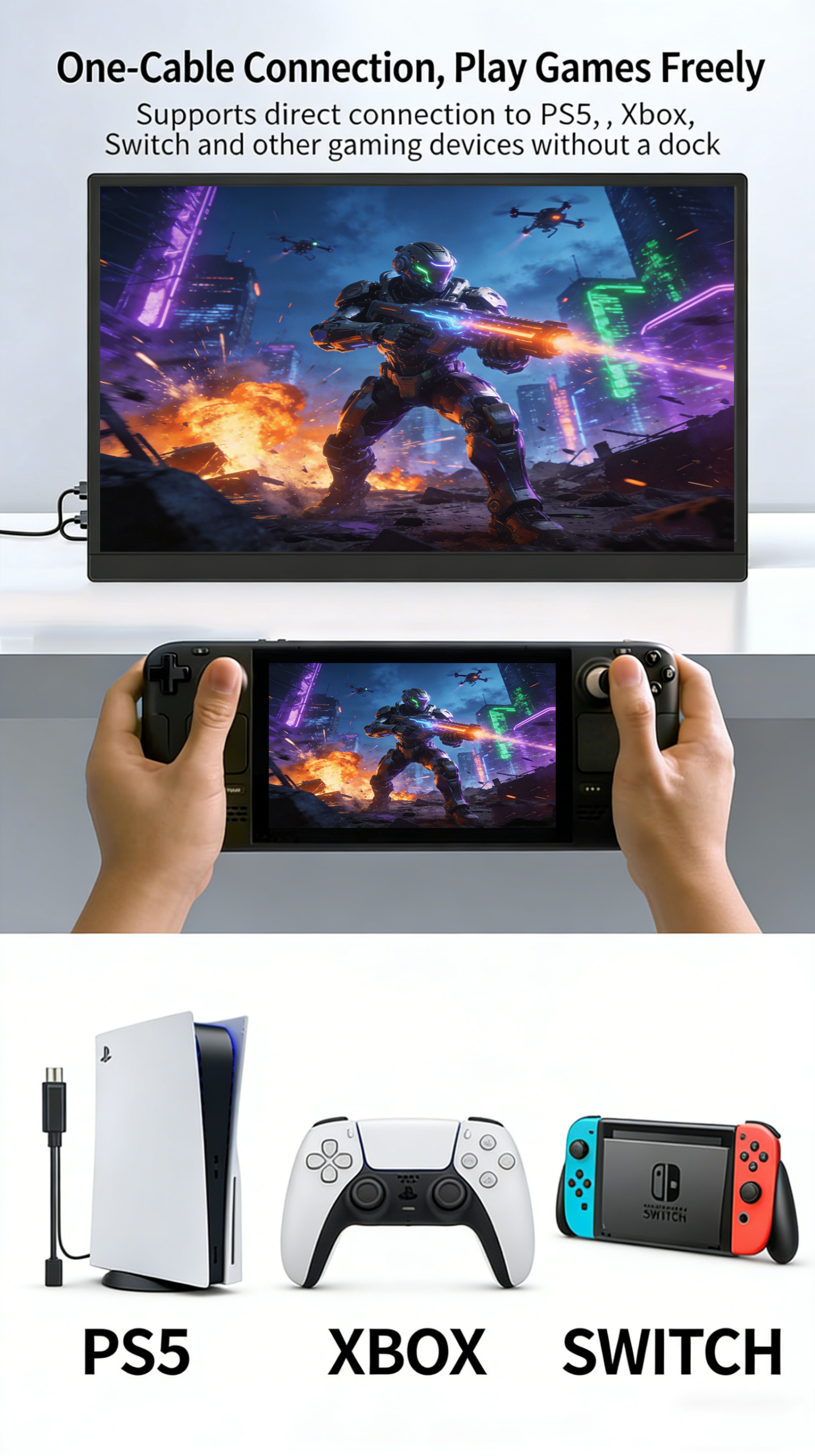 PS5 SWITCH portable monitor