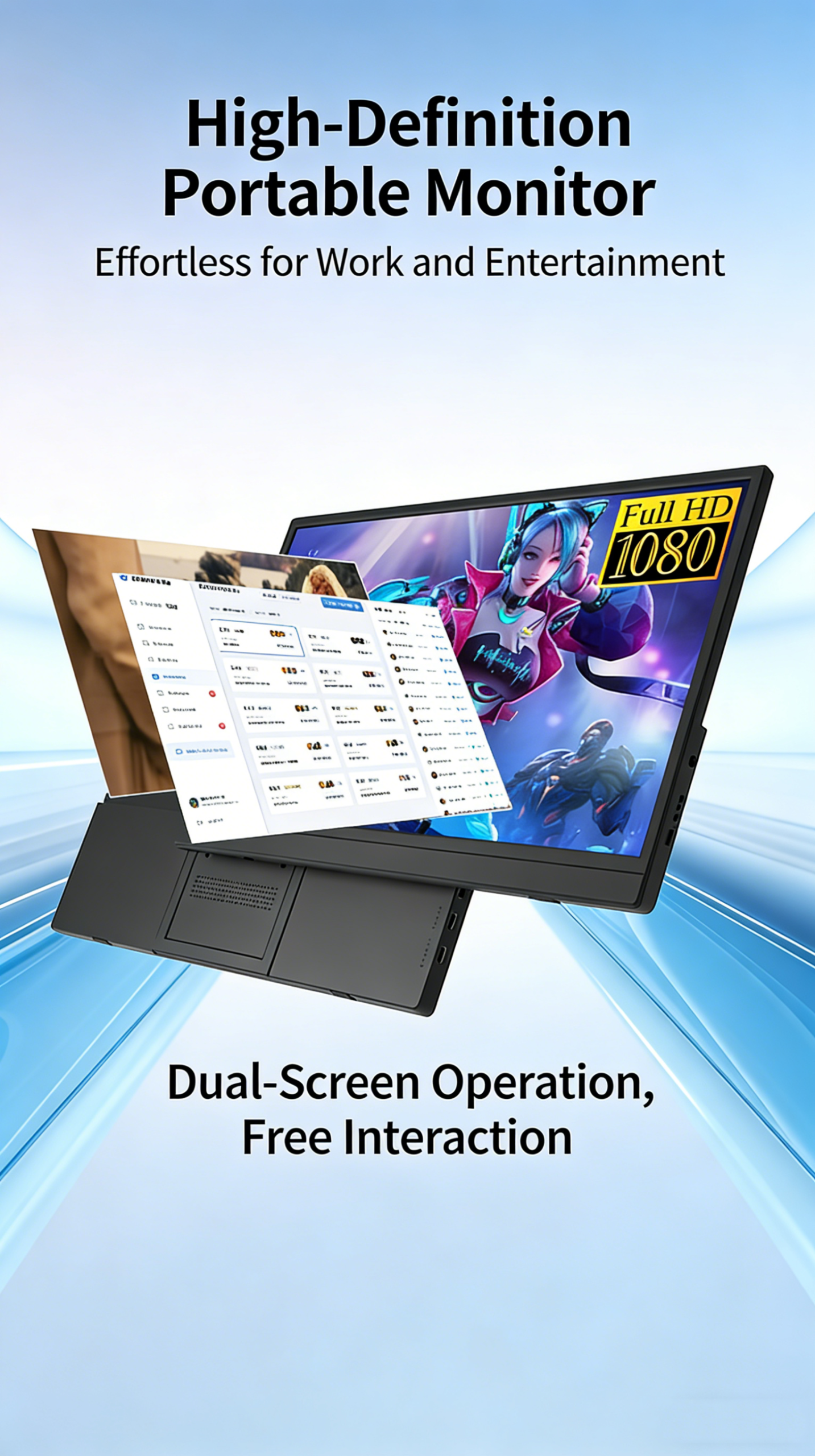 High-Definition 1080p Portable Monitor