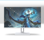 All-in-One Computer LCD PC 23.8 27 Inch White IPS Display Camera Speaker Business Use