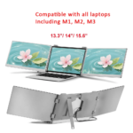 Left And Right Dual Screen Laptop Screen Extender Triple Displays Portable Monitor for Laptop