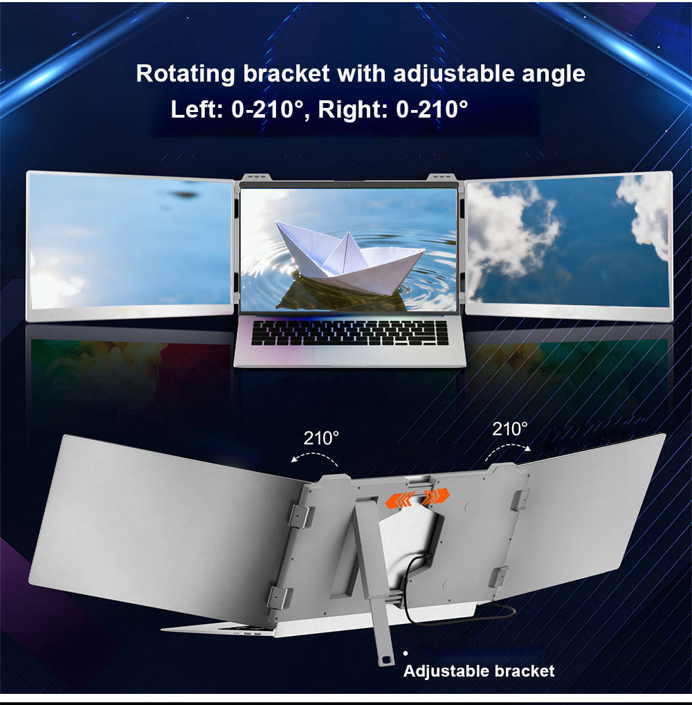 Rotating bracket with adjustable 