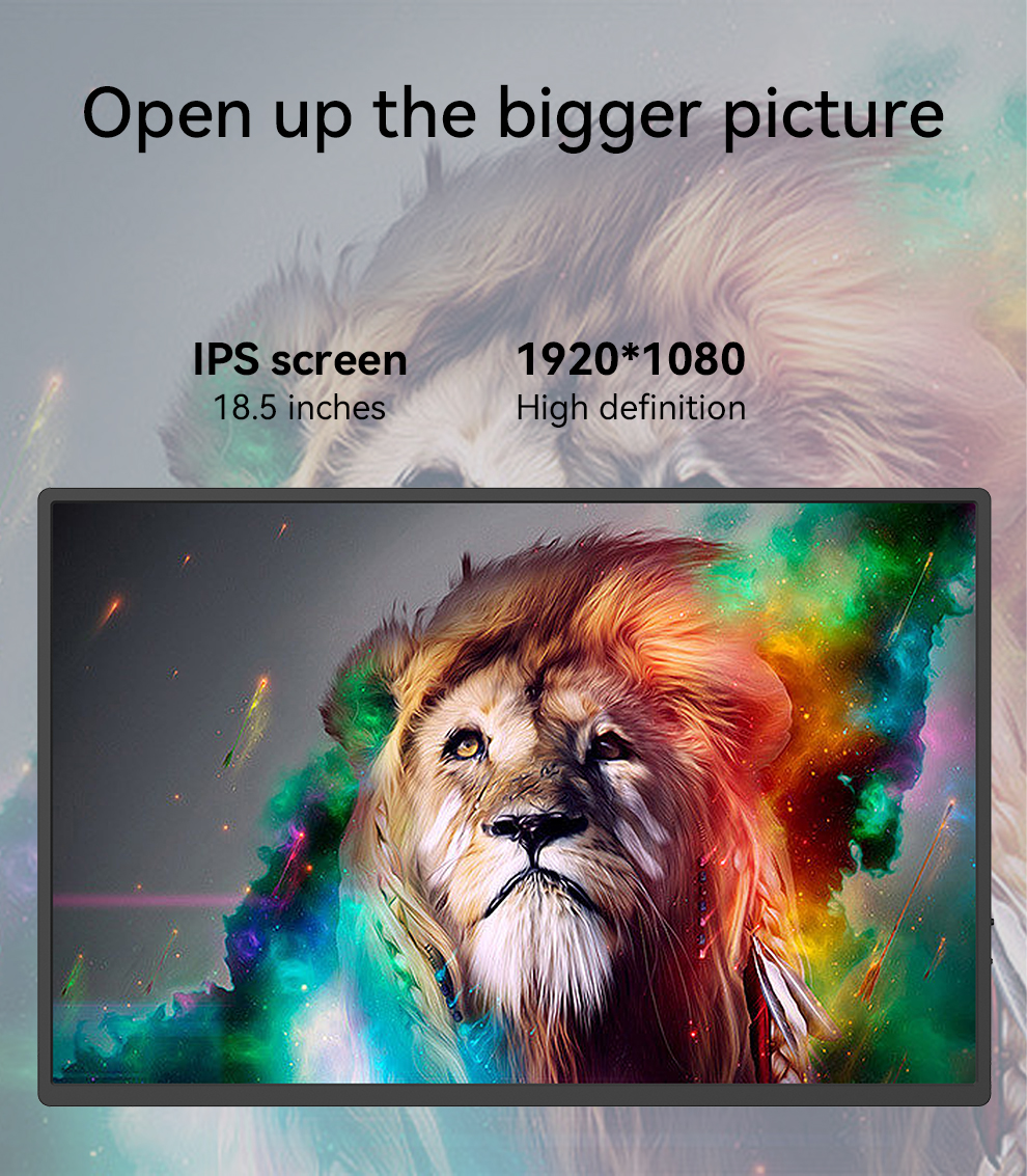 FHD 2.5K resolution poratble monitor